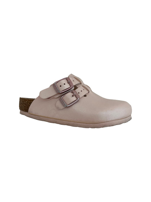 A Pink Casual Boots from Birkenstock in size 4T for girl. (Back View)