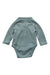 A Green Long Sleeve Bodysuits from Vertbaudet in size 0-3M for neutral. (Back View)
