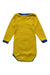 A Yellow Long Sleeve Bodysuits from Petit Bateau in size 3-6M for boy. (Back View)