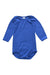 A Blue Long Sleeve Bodysuits from Petit Bateau in size 3-6M for boy. (Front View)