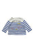 A Blue Long Sleeve Tops from Petit Bateau in size 3-6M for boy. (Back View)