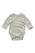 A Ivory Long Sleeve Bodysuits from Vertbaudet in size 0-3M for boy. (Back View)