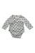 A White Long Sleeve Bodysuits from Vertbaudet in size 0-3M for boy. (Front View)