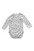 A White Long Sleeve Bodysuits from Petit Bateau in size 0-3M for boy. (Front View)