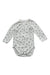 A White Long Sleeve Bodysuits from Petit Bateau in size 0-3M for boy. (Front View)