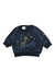 A Navy Crewneck Sweatshirts from Petit Bateau in size 3-6M for boy. (Front View)