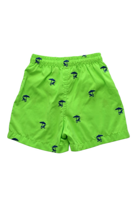 A Green Swim Shorts from Kiwi Saint-Tropez in size 4T for boy. (Back View)