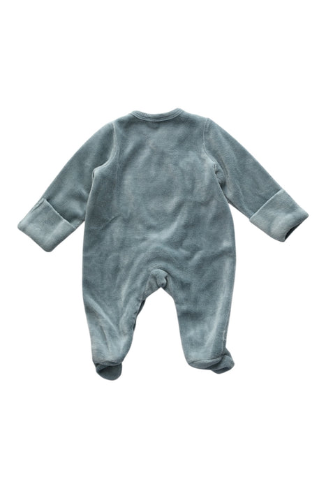 A Blue Onesies from Bout'Chou in size 0-3M for boy. (Back View)