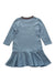 A Blue Long Sleeve Dresses from COS in size 5T for girl. (Back View)
