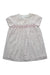 A White Short Sleeve Dresses from The Little White Company in size 12-18M for girl. (Front View)