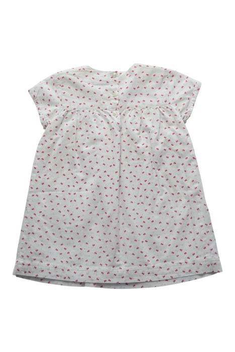 A White Short Sleeve Dresses from The Little White Company in size 12-18M for girl. (Back View)