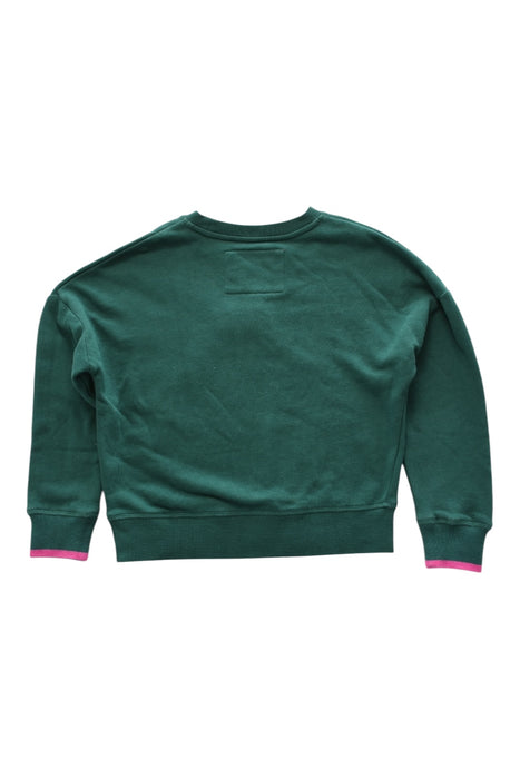 A Green Crewneck Sweatshirts from Boden in size 6T for girl. (Back View)