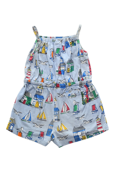 A Multicolour Sleveless Rompers from Boden in size 18-24M for girl. (Back View)