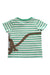 A Multicolour Short Sleeve T Shirts from Baby Boden in size 6-12M for girl. (Back View)