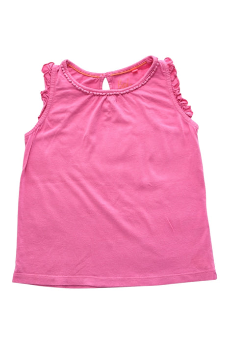 A Pink Sleeveless Tops from Boden in size 5T for girl. (Front View)