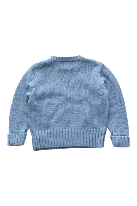 A Blue Knit Sweaters from Polo Ralph Lauren in size 12-18M for girl. (Back View)