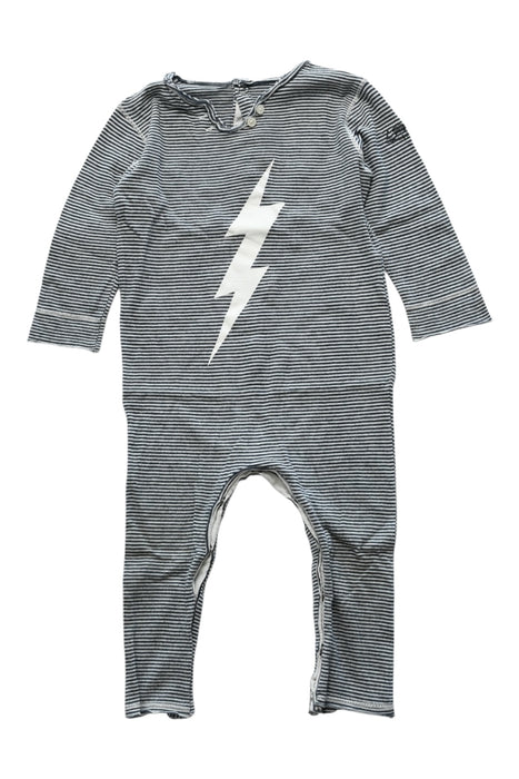 A Grey Long Sleeve Rompers from Zadig & Voltaire in size 3-6M for boy. (Front View)