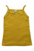 A Yellow Sleeveless Tops from Petit Bateau in size 10Y for girl. (Front View)