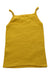 A Yellow Sleeveless Tops from Petit Bateau in size 10Y for girl. (Back View)