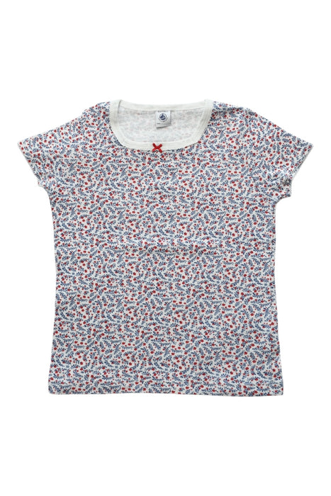 A Multicolour Short Sleeve T Shirts from Petit Bateau in size 8Y for girl. (Front View)