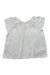 A White Short Sleeve Tops from Bonpoint in size 6T for girl. (Front View)