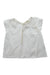 A White Short Sleeve Tops from Bonpoint in size 6T for girl. (Back View)