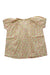 A Yellow Short Sleeve Tops from Petit Bateau in size 6T for girl. (Back View)