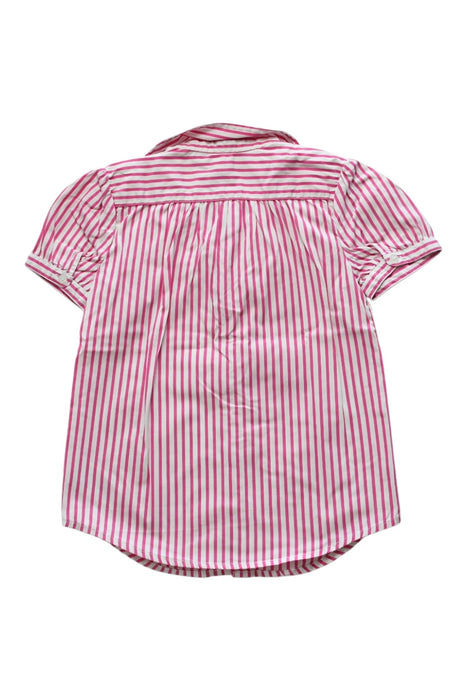 A Pink Short Sleeve Shirts from Polo Ralph Lauren in size 6T for girl. (Back View)