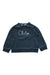 A Navy Crewneck Sweatshirts from Emoi Emoi in size 4T for boy. (Front View)