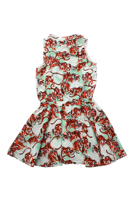 A Multicolour Sleeveless Dresses from Kenzo in size 6T for girl. (Back View)