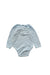A Blue Long Sleeve Bodysuits from Purebaby in size 3-6M for girl. (Back View)