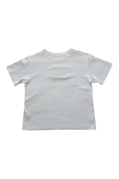 A White Short Sleeve T Shirts from Dolce & Gabbana in size 4T for boy. (Back View)