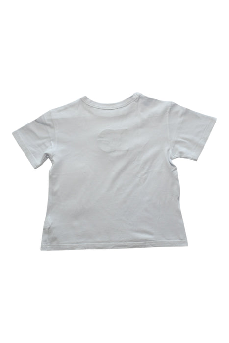 A White Short Sleeve T Shirts from Dolce & Gabbana in size 4T for boy. (Back View)