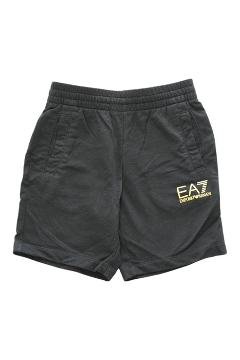 A Black Shorts from Emporio Armani in size 6T for boy. (Front View)