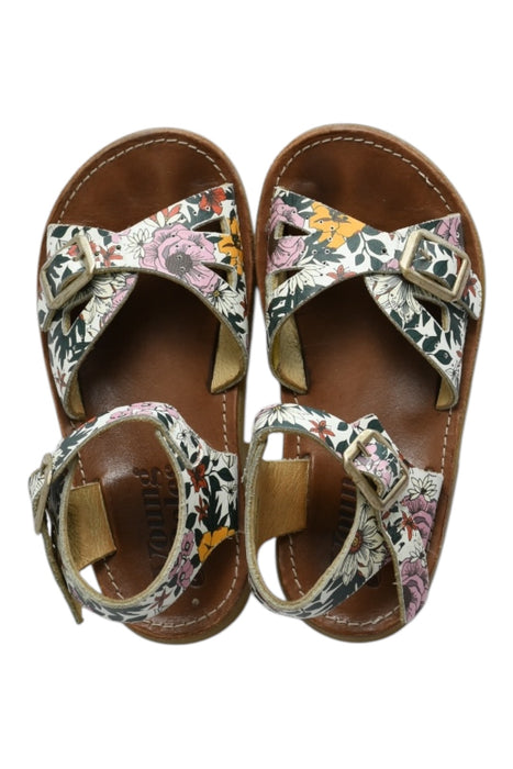 A Multicolour Sandals from Young Soles in size 4T for girl. (Front View)