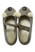 A Beige Flats from Bonpoint in size 5T for girl. (Front View)