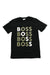 A Black Short Sleeve T Shirts from Boss in size 12Y for boy. (Front View)