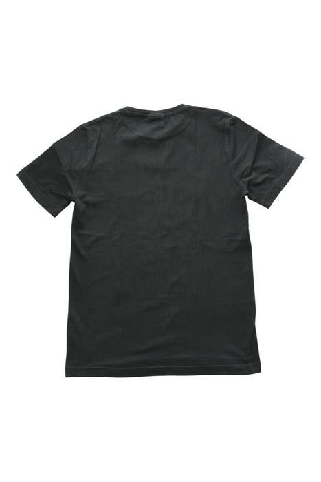 A Black Short Sleeve T Shirts from Boss in size 12Y for boy. (Back View)