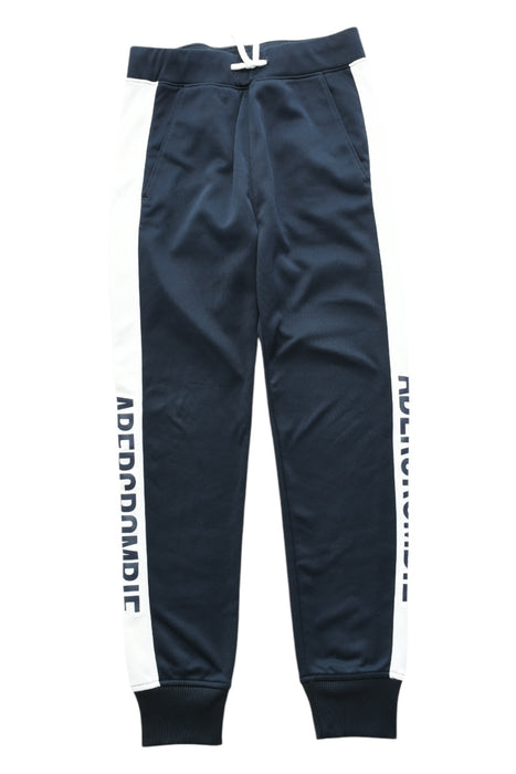 A Navy Sweatpants from Abercrombie & Fitch in size 9Y for boy. (Front View)