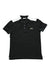A Black Short Sleeve Polos from Boss in size 12Y for boy. (Front View)
