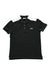 A Black Short Sleeve Polos from Boss in size 12Y for boy. (Front View)