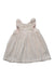 A Ivory Sleeveless Dresses from The Little White Company in size 6-12M for girl. (Front View)