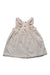 A Ivory Sleeveless Dresses from The Little White Company in size 6-12M for girl. (Back View)