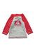 A Red Rash Guards from Petit Bateau in size 3-6M for girl. (Front View)