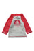 A Red Rash Guards from Petit Bateau in size 3-6M for girl. (Front View)