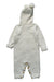 A White Onesies from The Little White Company in size 3-6M for girl. (Back View)