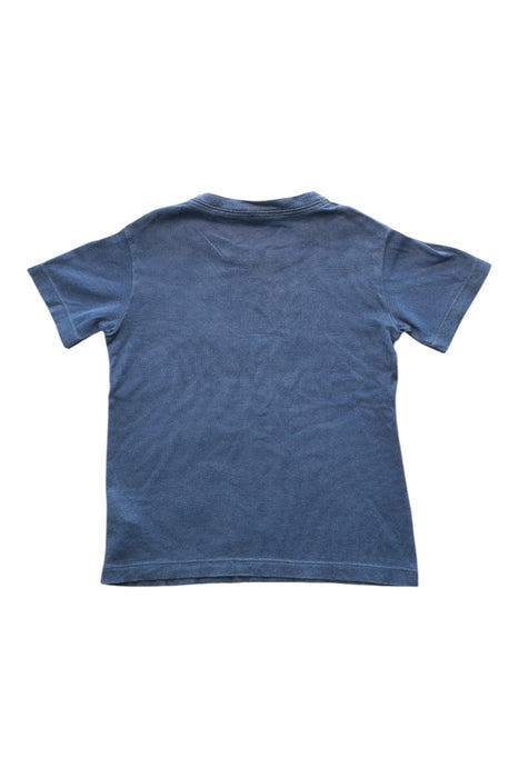 A Blue Short Sleeve T Shirts from Petit Bateau in size 6T for boy. (Back View)