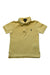 A Yellow Short Sleeve Polos from Polo Ralph Lauren in size 4T for boy. (Front View)