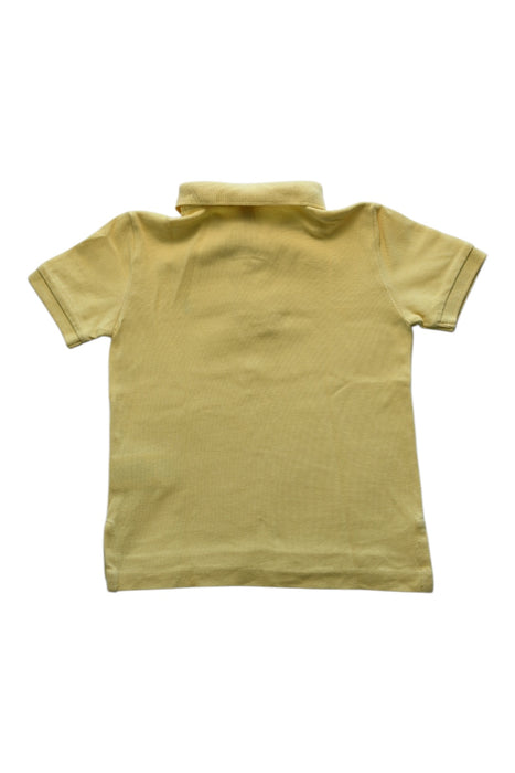 A Yellow Short Sleeve Polos from Polo Ralph Lauren in size 4T for boy. (Back View)