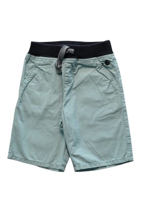 A Blue Shorts from Petit Bateau in size 4T for boy. (Front View)